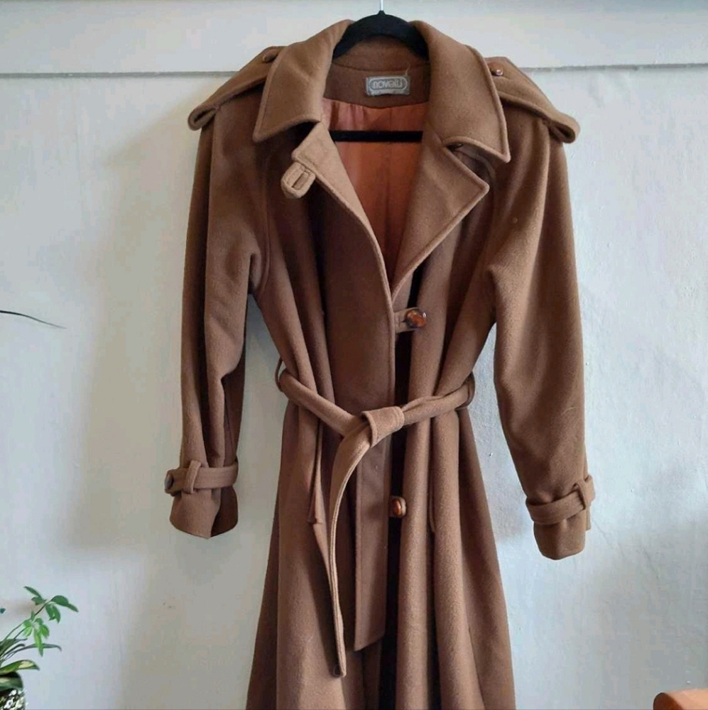 Unbranded Brown Trench Coat with Belted Waist
